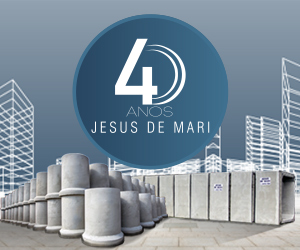 Banner para campanha de 40 anos da Jesus de Mari